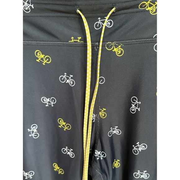 The Upside Navy Bicycle Print Leggings Activewear Pants Yoga Running Women's M - Picture 2 of 9